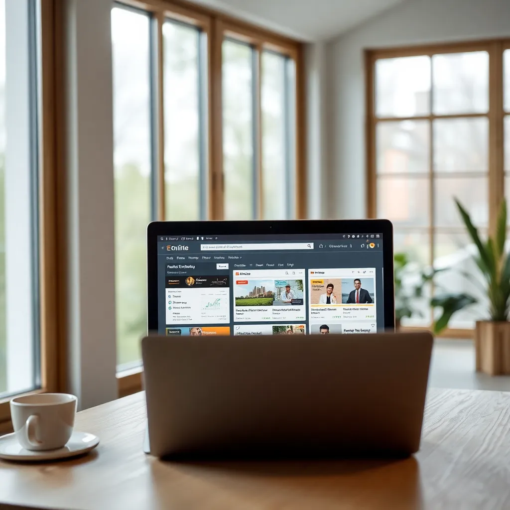 Nederlandse freelancer werkt op laptop met internationale platforms open