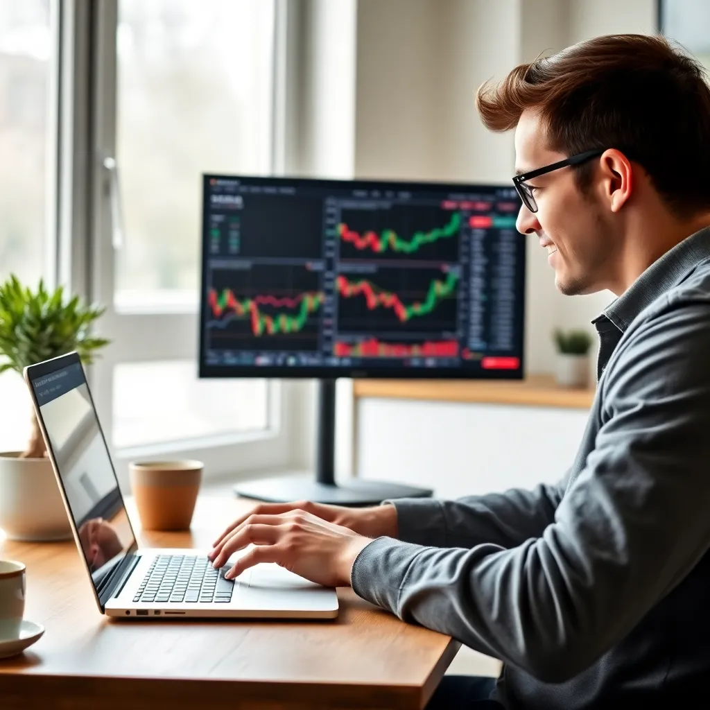 Nederlandse belastingdocumenten naast laptop met beleggingssoftware