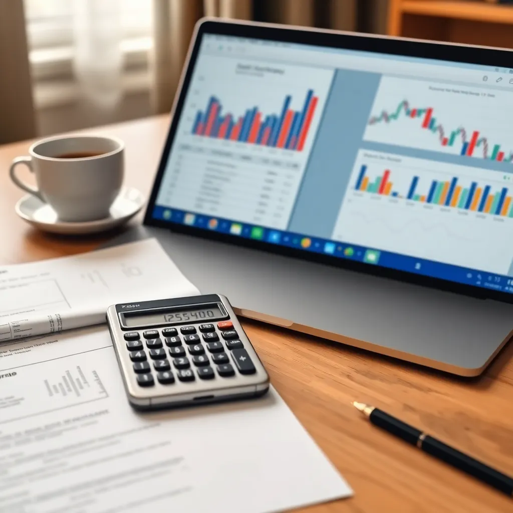 Nederlands persoon die online beleggingsplatform gebruikt op laptop